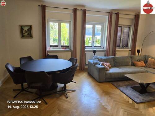 Wohnzimmer, A1 - Etagenwohnung mit 125,00 m&sup2; in Berlin zum Kaufen