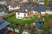 Luftaufnahme - 8 Zimmer Einfamilienhaus in Essenbach