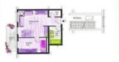 Grundriss Whg.png - 2 Zimmer Etagenwohnung in Erlangen