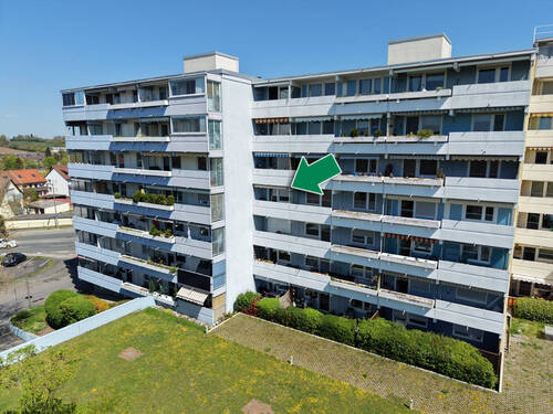 Balkon mit Abendsonne - 