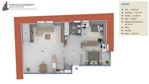 Wohnung - 