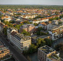 Ruhig und wassernah Wohnen in Schleußig: 2-Raum-Wohnung mit HWR + Loggia in stilvollem Neubauprojekt - Leipzig