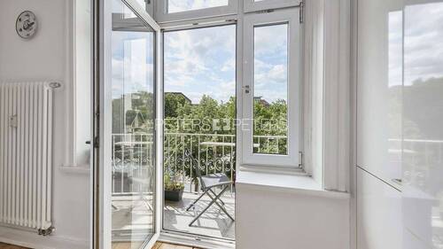 Sicht auf den Balkon - 