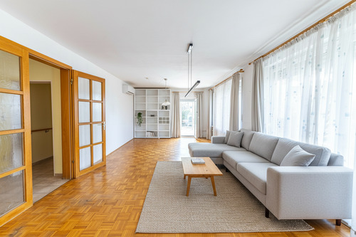 EFH Bogen Visualisierung Wohnzimmer - 