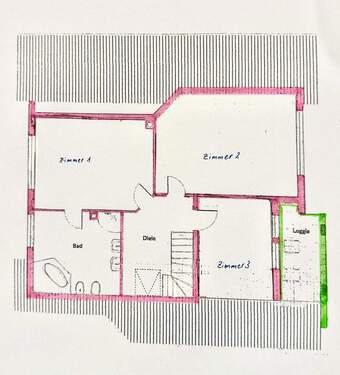 OG 3 Zimmer+Tageslichtbad - 