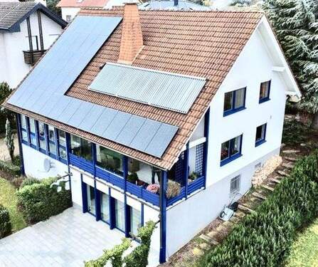 Sonnen Energie-fast autark - 4 Zimmer Einfamilienhaus zum Kaufen in Weisenheim am Berg
