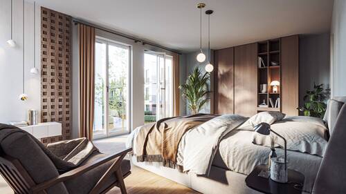 5002_INT_CAM01_Schlafzimmer_H7.1_01_Post.jpg - Terrassenwohnung mit 90,00 m² in Frechen zum Kaufen