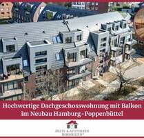 Hochwertige Dachgeschosswohnung mit Balkon im Neubau Hamburg-Poppenbüttel