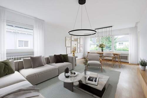 Wohn_und_Esszimmer - AIGNER - Sonniges Mehrfamilienhaus in ruhiger Lage von Pasing mit Garten & Terrasse