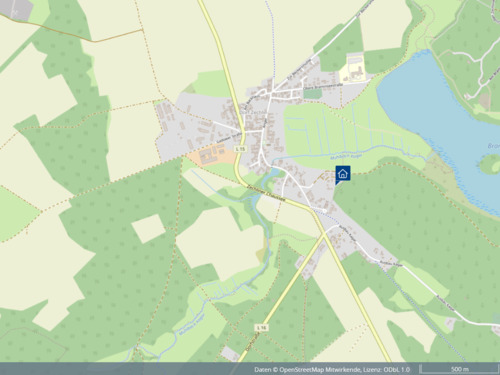 Kartenansicht 500m - 