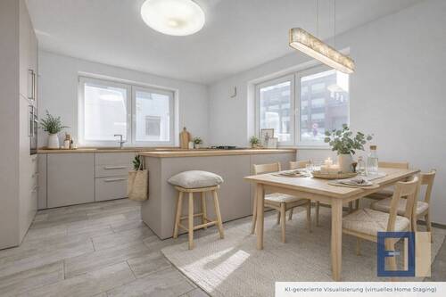 Küche Beispiel - Etagenwohnung mit 93,70 m&sup2; in Rüsselsheim zum Kaufen