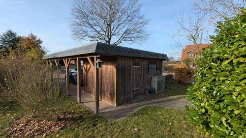 Doppelcarport mit Abstellraum - 