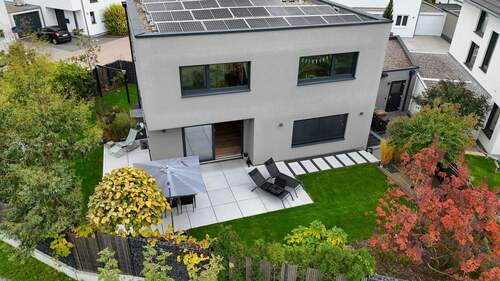 Ansicht West - Einfamilienhaus mit 162,80 m&sup2; in Ketsch zum Kaufen