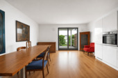 Wohnzimmer mit Terrassen-Zugang - Terrassenwohnung mit 83,00 m&sup2; in Berlin zum Kaufen
