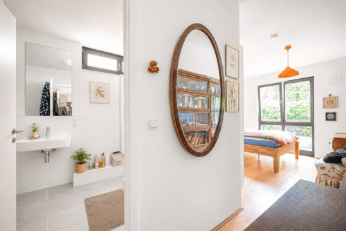 Schlafzimmer mit Bad en Suite - 