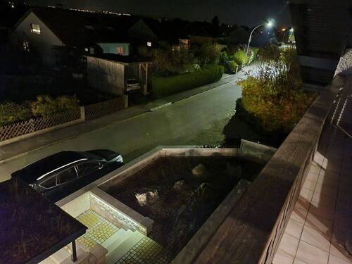 Blick aus der ELW bei Nacht - 