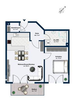 Erdgeschoss Hochparterre - 