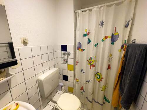 Badezimmer, mit Einrichtung - 