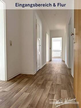 Eingangsbereich und Flur - 3 Zimmer Etagenwohnung in Bad Dürrenberg