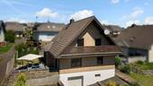 Aussenansicht Front - Einfamilienhaus mit 141,00 m&sup2; in Faid zum Kaufen