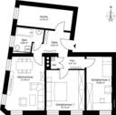 Grundriss mit 84,65 qm Wohnfläche - 
