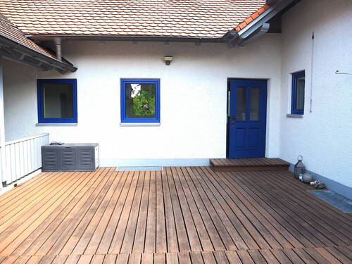 Die geschützte Terrasse - 