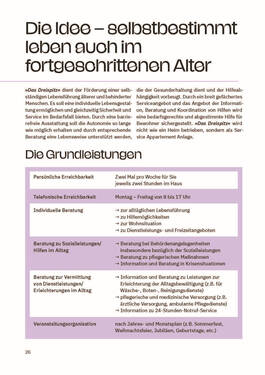 Auszug aus den Leistungen - 