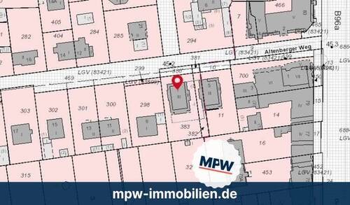 Flurkarte Altenberger Weg 7 - 