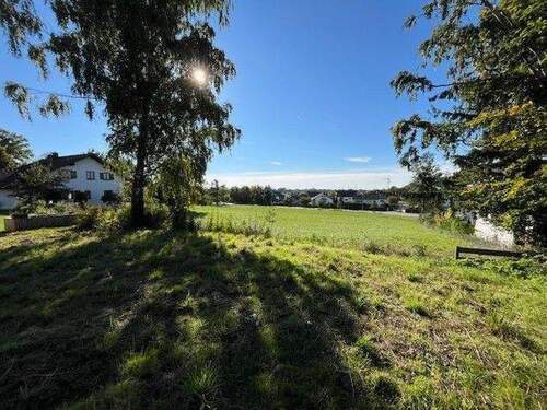 Bild Grundstück.jpg - 544 m² Baugrundstück für ein Einfamilienhaus mit Weitblick in Gelting – Toplage