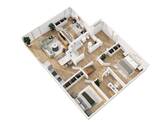 3D Grundriss Haus - 