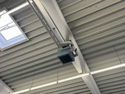 Heizung in der Halle - 