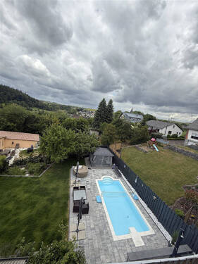Blick auf den Pool - 