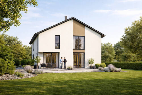 Ansicht von Osten (Illustration) - 6 Zimmer Einfamilienhaus in Aichhalden