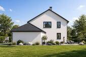 Westansicht (Illustration) - Einfamilienhaus mit 223,00 m&sup2; in Aichhalden zum Kaufen