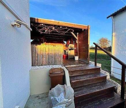Zugang zur Terrasse - 6 Zimmer Doppelhaushälfte in Korntal-Münchingen