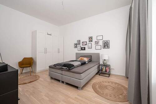 Schlafzimmer - Etagenwohnung mit 60,00 m&sup2; in Berlin zum Kaufen