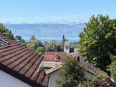 Aussicht vom Balkon - 2-Zimmer-Wohnung mit Berg- und Seesicht in Wasserburg