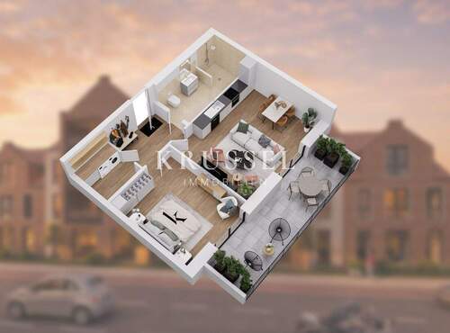 Großzügig geschnittene Wohnung mit optimaler Raumaufteilung - 