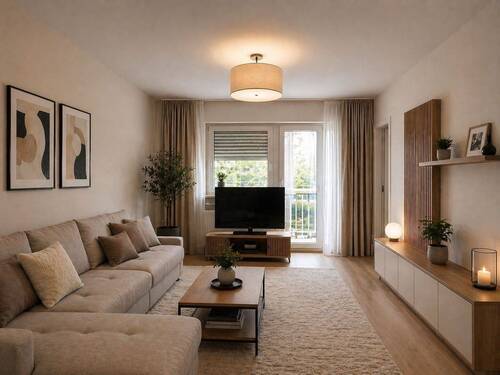 Wohnzimmer - Vermietet. Gepflegt. Rentabel. - 139.000,00&nbsp;EUR Kaufpreis, ca.&nbsp; 44,70&nbsp;m&sup2;&nbsp;Wohnfl&auml;che