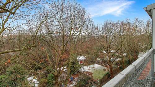 Blick über die Kleingärten - 