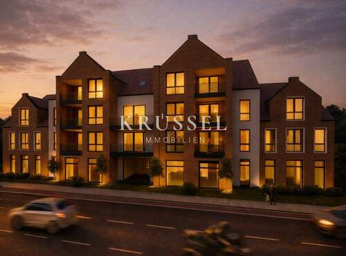 Eine Wohnanlage die moderne Architektur und eine nachhaltige Bauweise vereint. - Etagenwohnung mit 91,20 m&sup2; in Lingen zum Kaufen