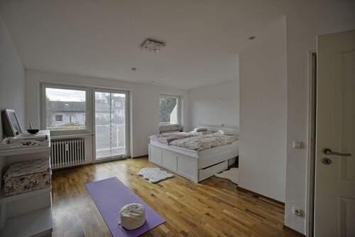 der Schlafraum mit Balkon - 