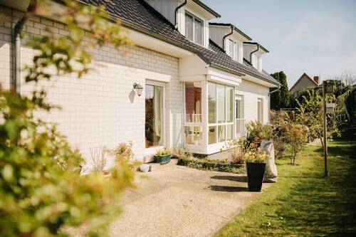 Sichtachse Terrasse - 9 Zimmer Einfamilienhaus zum Kaufen in Werder (Havel)