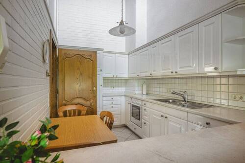 Blick in die Küche - 