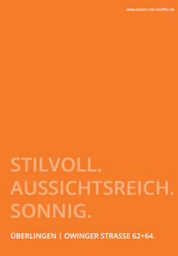 Stilvoll. Aussichtsreich. Sonnig. - STILVOLL 