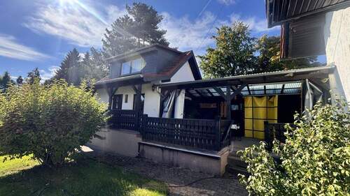 Ferienhaus m. Carport/Sitzecke - 