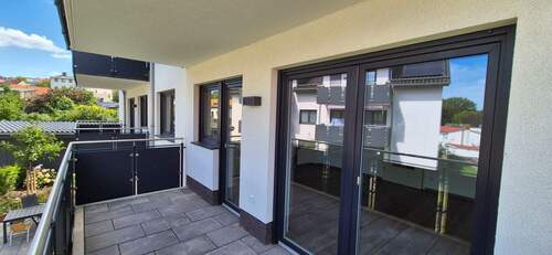 Balkon Beispiel - Etagenwohnung mit 78,00 m&sup2; in Bergen auf Rügen zur Miete