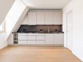 Hochwertige Einbauküche. - 3 Zimmer Etagenwohnung in München
