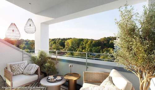 Bild 1 - *BEZUGSFERTIG* 3-ZIMMER-STADTWOHNUNG MIT SÜDBALKON DIREKT AM WESTPARK