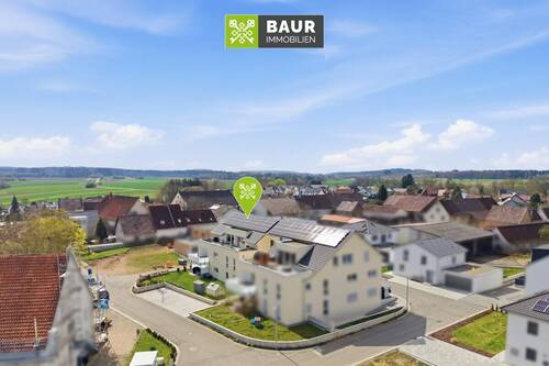 Luftaufnahme - 2 Zimmer Etagenwohnung zum Kaufen in Schemmerhofen